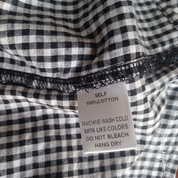 Soprano Women Size M Black and White Gingham Mini Skirt - Picture 12 of 12